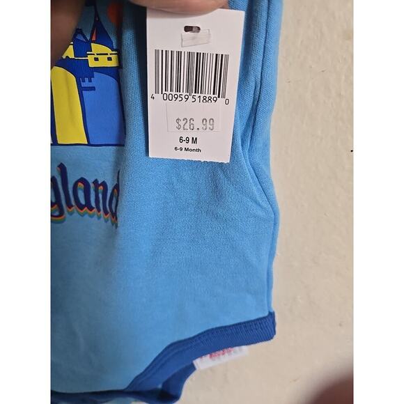 NEW Disney Blue Baby "My 1st Trip to Walt Disney World" Bodysuit Size 6-9 Mo - Picture 7 of 9